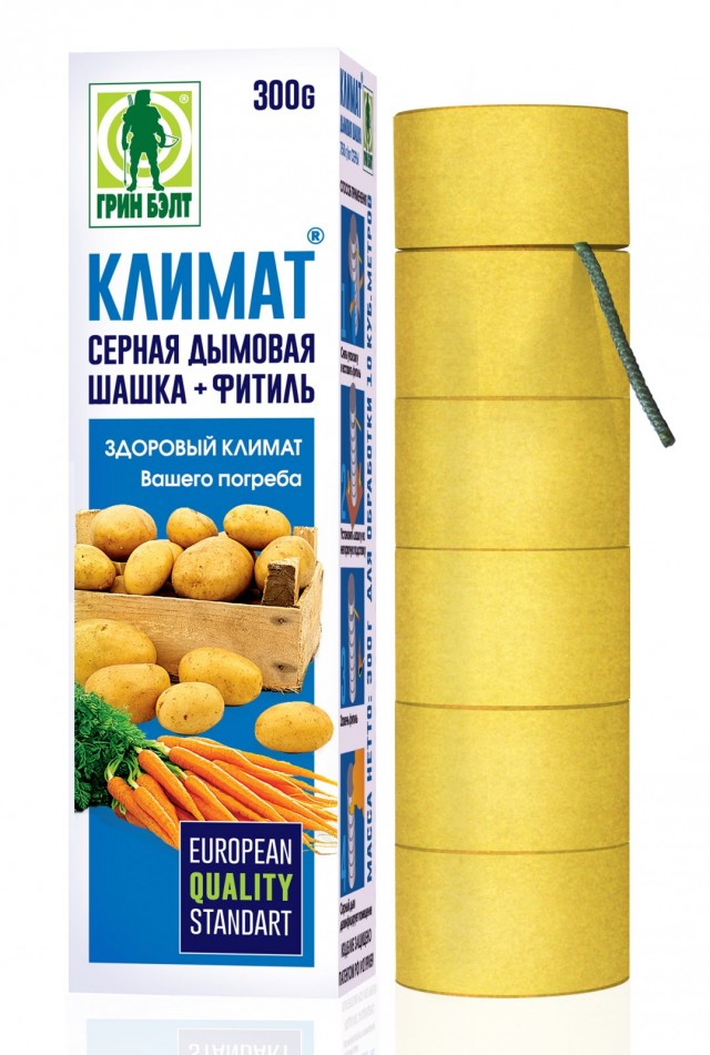 Серная дымовая шашка «Климат» Серная дымовая шашка «Климат»