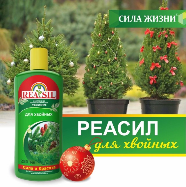 Комплексное органоминеральное удобрение «Реасил» для хвойных растений