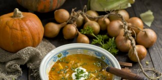 Вкусный вегетарианский суп с тыквой для разгрузочных дней