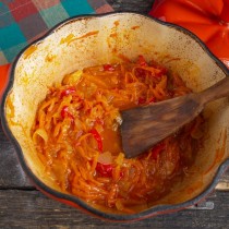 Овощной соус готов Овощной соус готов