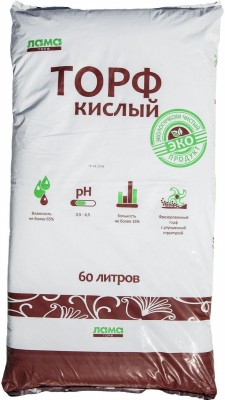 Торф кислый 60 л Торф кислый 60 л
