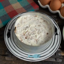 Смазываем майонезом Смазываем майонезом