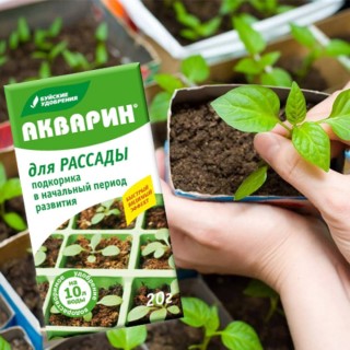 Водорастворимое комплексное минеральное удобрение Акварин «Для рассады» Водорастворимое комплексное минеральное удобрение Акварин «Для рассады»