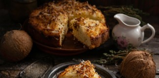 Немецкий кокосовый пирог «Кухен»