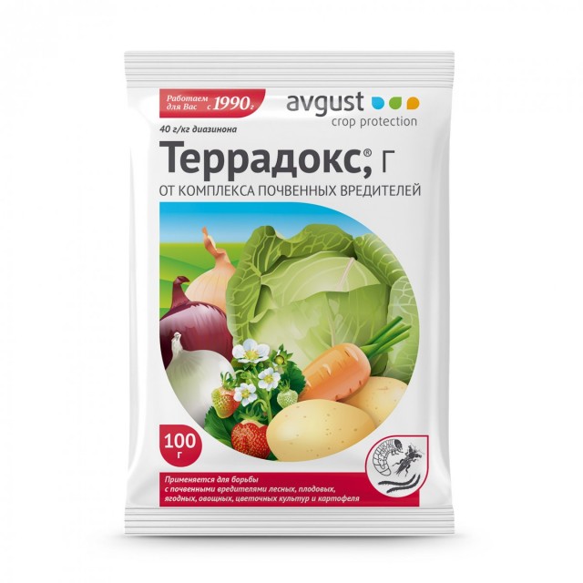 «Террадокс» эффективен против большого количества почвенных вредителей «Террадокс» эффективен против большого количества почвенных вредителей