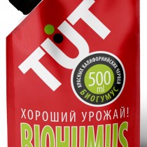 Биогумус TUT хороший урожай 0,5л дой-пак Биогумус TUT хороший урожай 0,5л дой-пак