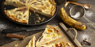 Вкусный заливной пирог с фруктами - Выпечка и изделия из теста Вкусный заливной пирог с фруктами