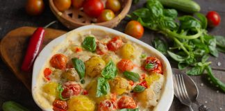 Аппетитная курица с картошкой в духовке под белым соусом - Рецепты Аппетитная курица с картошкой в духовке под белым соусом