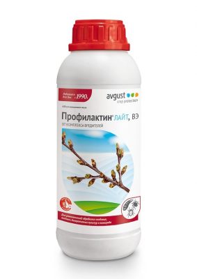 Препарат для ранневесенней обработки плодовых, ягодных, декоративных культур и винограда от зимующих стадий вредителей «Профилактин Лайт» Препарат для ранневесенней обработки плодовых, ягодных, декоративных культур и винограда от зимующих стадий вредителей «Профилактин Лайт»