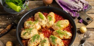 Ленивые голубцы с пекинской капустой