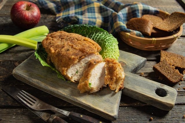 Сочный шницель по-министерски Сочный шницель по-министерски