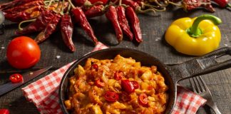 Домашний гуляш из куриной грудки по-венгерски