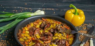 Рассыпчатая гречка с куриной печенью в духовке - Рецепты Рассыпчатая гречка с куриной печенью в духовке