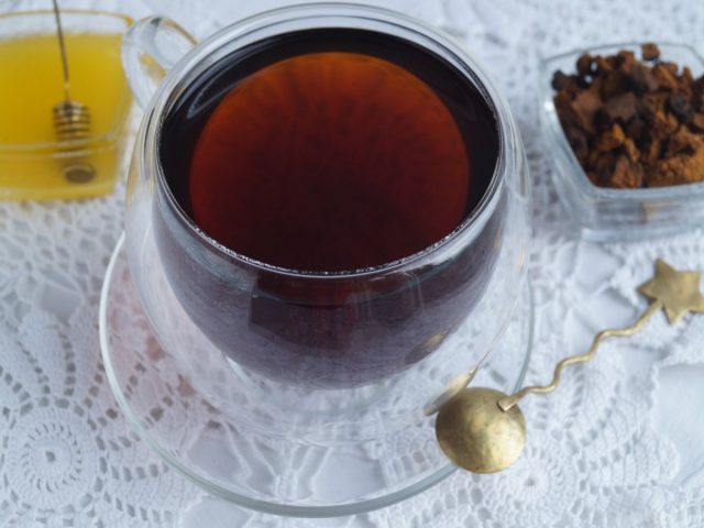 Готовый чай из чаги Готовый чай из чаги