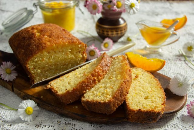 Нежный пирог с апельсинами