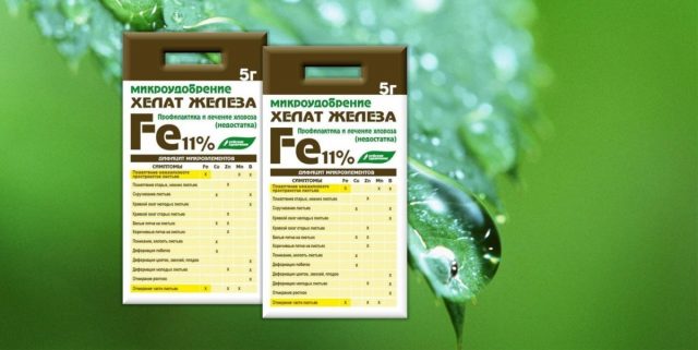 Микроудобрение хелат железа