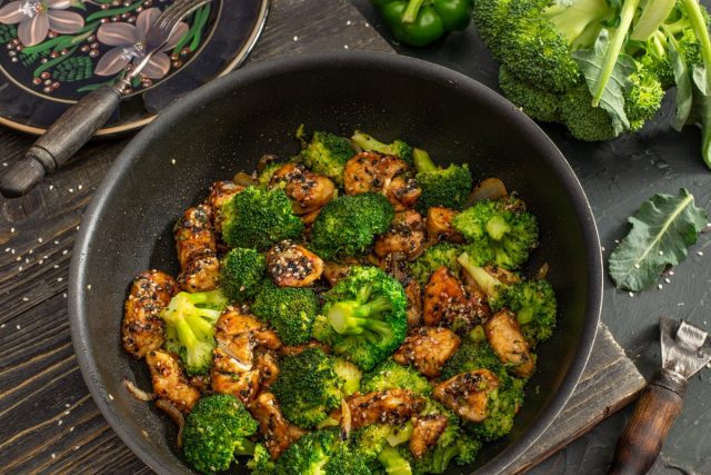 Сочная куриная грудка с брокколи