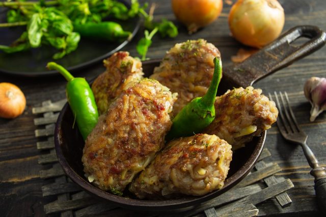 Сочные котлеты из говядины и картошки Сочные котлеты из говядины и картошки