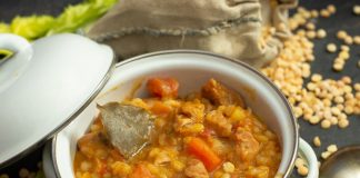 Ароматная гороховая каша с мясом - Рецепты Ароматная гороховая каша с мясом