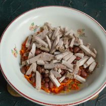Добавляем варёное мясо Добавляем варёное мясо
