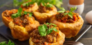 Йоркширские пудинги с говядиной и овощами - Рецепты Йоркширские пудинги с говядиной и овощами