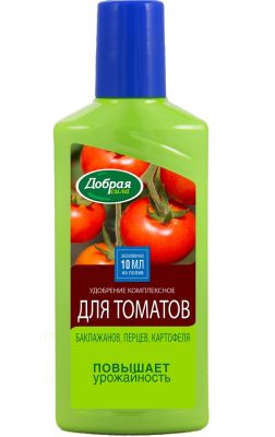 Удобрение для томатов, баклажанов, перцев и картофеля «Добрая сила»