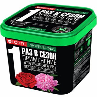Удобрение для пионов и роз «Bona Forte» Удобрение для пионов и роз «Bona Forte»