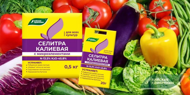 Селитра калиевая - комплексное минеральное удобрение Селитра калиевая - комплексное минеральное удобрение