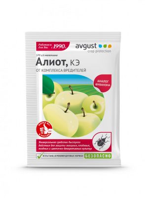 Универсальный препарат от комплекса вредителей «Алиот» Универсальный препарат от комплекса вредителей «Алиот»