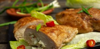 Фаршированные куриные грудки с фетой и розмарином - Рецепты Фаршированные куриные грудки с фетой и розмарином