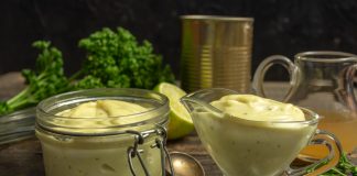 Вегетарианский майонез из аквафабы