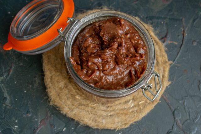 Шоколадная паста с орехами, или Домашняя нутелла, готова Шоколадная паста с орехами, или Домашняя нутелла, готова