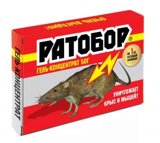 Гель-концентрат «Ратобор» от крыс и мышей