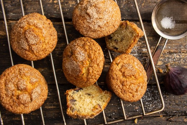 Вкусные маффины с инжиром и имбирем Вкусные маффины с инжиром и имбирем