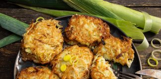 Вкусные деруны с луком на крупной тёрке