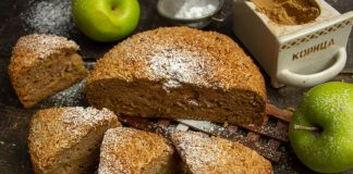Веганский пирог с яблоками