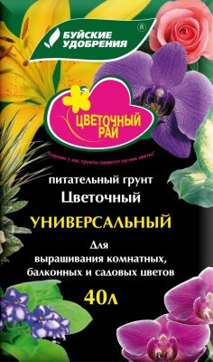 Грунт питательный "Цветочный рай" универсальный Грунт питательный "Цветочный рай" универсальный