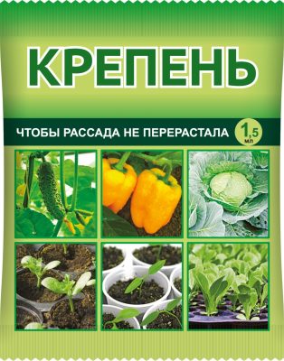 Регулятор роста «Крепень» — чтобы рассада не перерастала Регулятор роста «Крепень» — чтобы рассада не перерастала