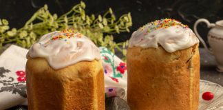 Кулич пасхальный — пышный и высокий