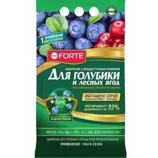 Удобрение гранулированное пролонгированное Bona Forte для голубики и лесных ягод Удобрение гранулированное пролонгированное Bona Forte для голубики и лесных ягод