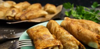 Налистники с мясом и рисом