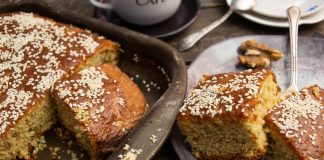 Ореховый пирог со сливками и шоколадным ликером