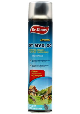 Аэрозоль от мух Dr.Klaus Аэрозоль от мух Dr.Klaus