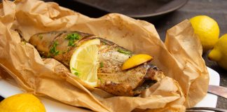 Скумбрия запеченная с соевым соусом