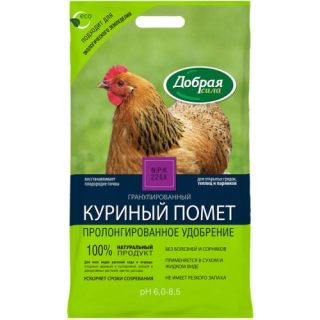 Гранулированный куриный помёт Добрая сила