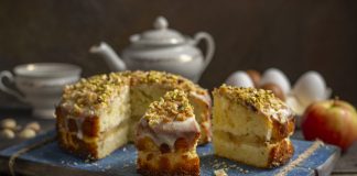Используем яблочный урожай: пышный кекс с яблоками
