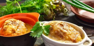 Запекаем картофель с соусом бешамель