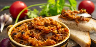 Паштет из баклажанов с грецкими орехами