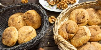 Самые вкусные творожные сконы с орехами и корицей