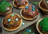 Маффины с бананами и творожным сыром